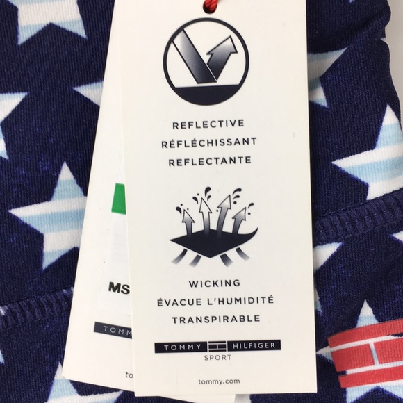 Tommy Hilfiger Sport USA Flag Capri Leggings - Picture 11 of 14